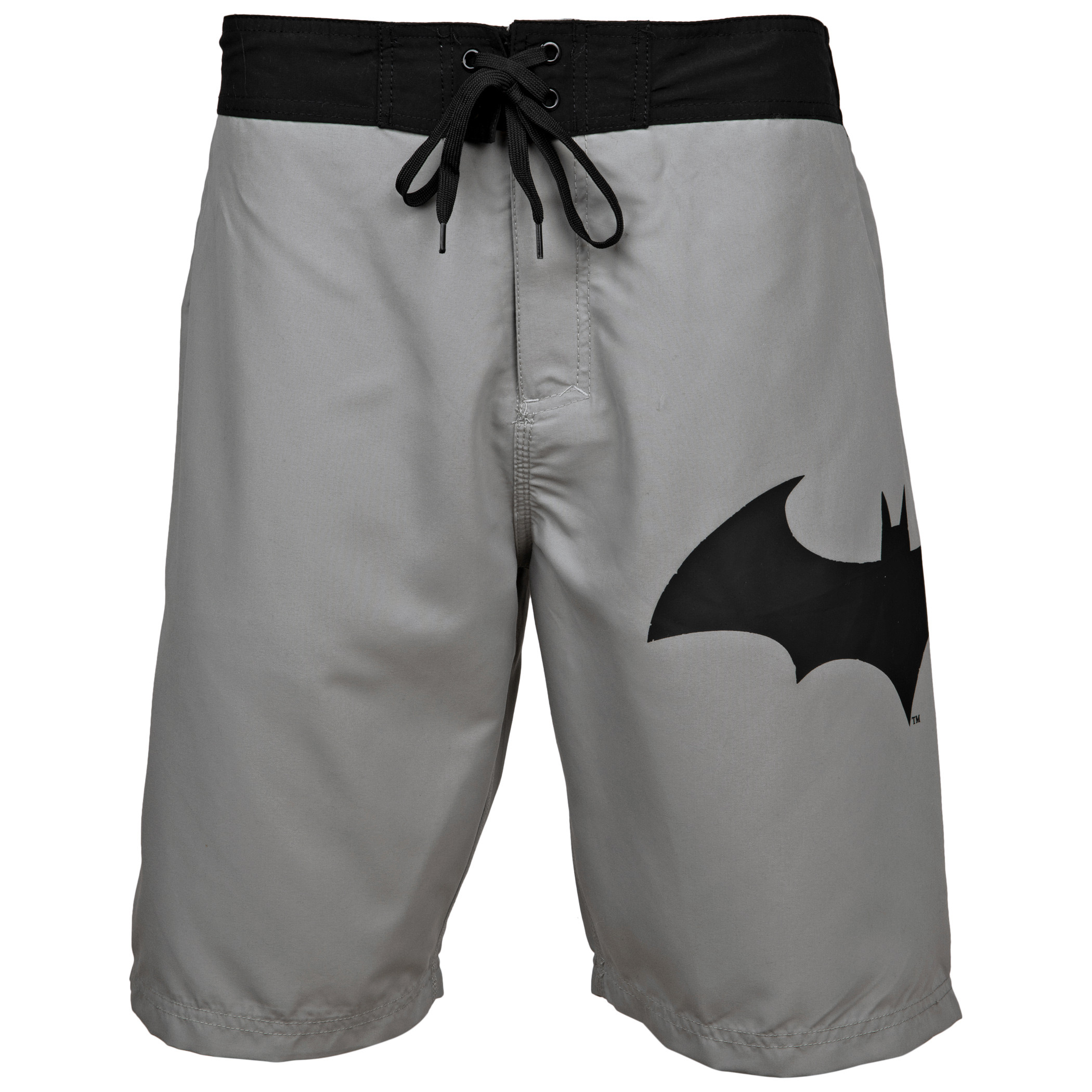 Batman Hush Symbol Heather Grey Board Shorts